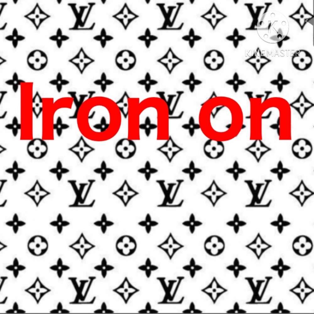 monogram iron on vinyl